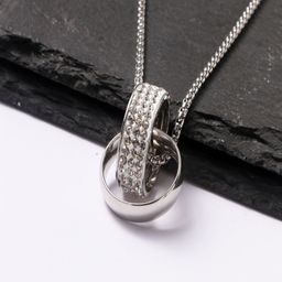 DressBerry Women Stone Studded Chain with Pendant-image-82