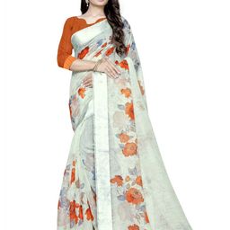 KALINI Floral Satin Saree-picture-30
