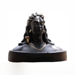 Navyaksh Black Yogi Religious Showpiece-image-84