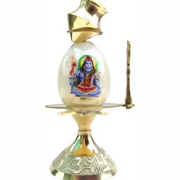 Navyaksh Gild Toned Brass Shivling Decorative Showpiece-image-16