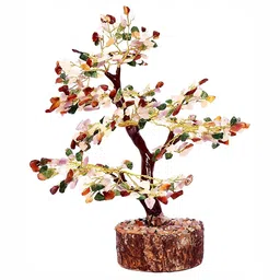 Navyaksh Brown & Peach Stone Tree Decorative Showpiece-image-73