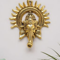 Kridaykraft Gold Toned Metal Showpiece-26