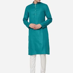 azania Mandarin Collar Straight Kurta-image-43