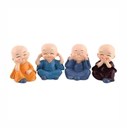 Sigaram Blue 4 Pieces Buddha Figurine Showpiece-image-13