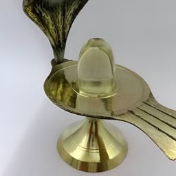 Navyaksh Gold Toned Brass Shivaling Decorative Showpiece-image-60