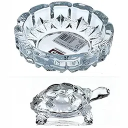 Navyaksh Transparent  Turtle Plate Religious Idol Showpiece-image-90
