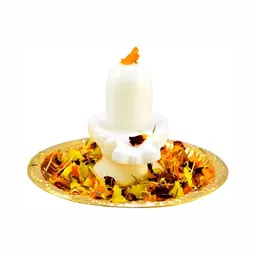 Navyaksh White Marble Shivling Showpiece-image-37