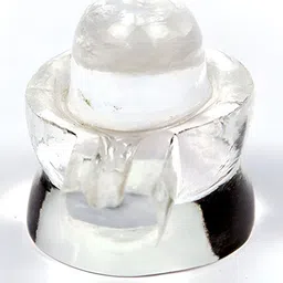 Navyaksh Transparent Glass Shiv Ling Decorative Showpiece-6