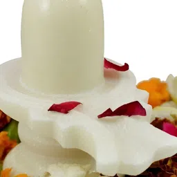 Navyaksh White Marble Shivling Showpiece-image-84