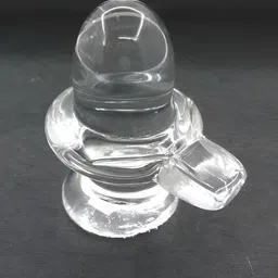 Navyaksh White Crystal Shivling Showpiece-image-41