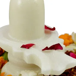 Navyaksh White Marble Shiviling Showpiece-image-68