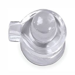 Navyaksh Transparent Crystal Shivling Showpiece-9