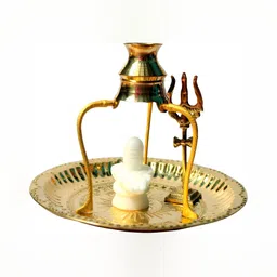 Navyaksh White Marble Shiv Ling Showpiece-picture-7