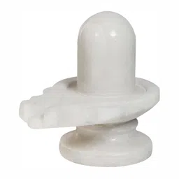Navyaksh White Shivaling Religious Idol Showpiece-image-12