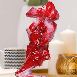 GW CREATIONS Red & White Small Figurine Showpiece-6