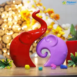 GW CREATIONS Set of 2 Red Figurine Showpiece-32