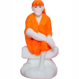 krishnagallery1  Orange Marble Sai Baba Showpiece-image-41