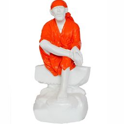 krishnagallery1 Orange & White Marble Religious Showpiece-image-39