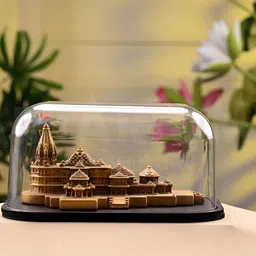 Artarium LLP Gold-Toned Transparent Religious Figurine Showpiece-image-12