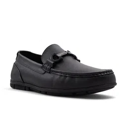 ALDO Men Textured Leather Slip-On Loafers-57