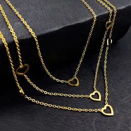Saizen Gold-Plated Layered Necklace-picture-17
