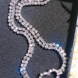 Pinapes Women Silver-Plated Stone Studded Necklace-47