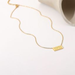 VIEN Gold-Plated Stainless Steel Waterproof Necklace-23
