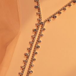 SOHI Gold-Plated Stone Studded Necklace-picture-25