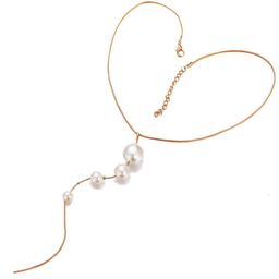 Jewels Galaxy Gold-Plated Beaded Contemporary Necklace-image-67