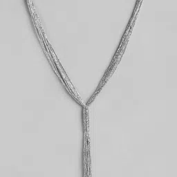 RICHEERA Silver-Toned Women Beaded Necklace-picture-1
