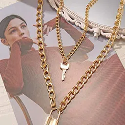 DressBerry Gold-Toned Gold-Plated Layered Necklace-38