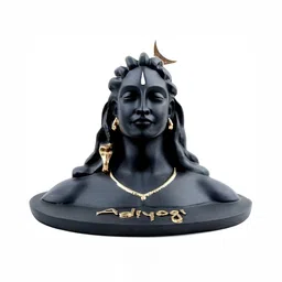Navyaksh Black & White Religious Small Yogi Showpiece-image-57