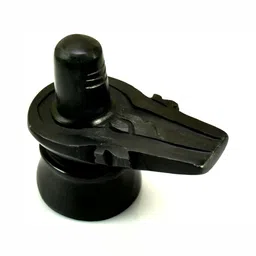 Navyaksh Black Stone Shivling  Showpiece-image-92