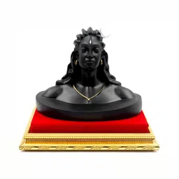 Navyaksh Black & White Religious Small Yogi Showpiece-image-55