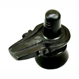 Navyaksh Black Religious Small Shivling Showpiece-44