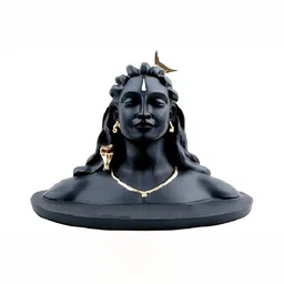 Navyaksh Black & White Religious Small Yogi Showpiece-image-65
