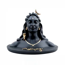 Navyaksh Black & White  Religious Small Yogi Showpiece-image-67
