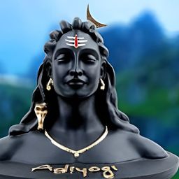 Navyaksh Black Yogi Religious Showpiece-image-68