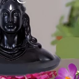 Navyaksh Black Metal Adi Yogi Decorative Showpiece-image-97