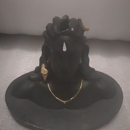 Navyaksh Black Marble Aadiyogi Showpiece-image-50