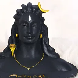 Navyaksh Black Adiyogi Shiva Religious Idol Showpiece-image-96