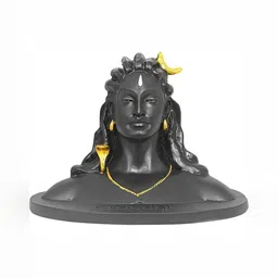 Navyaksh Black Adiyogi Religious Idol Showpiece-image-6