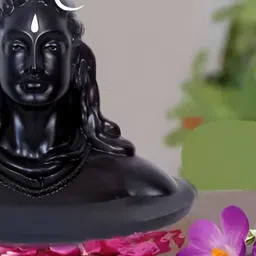 Navyaksh Black & White Religious Small Yogi Showpiece-image-54