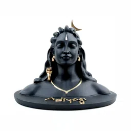 Navyaksh Black & White Religious Small Yogi Showpiece-image-77