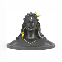 Navyaksh Black Adi Yogi Shiva Showpiece-image-78