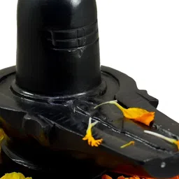 Navyaksh Black Shivaling Religious Idol Showpiece-image-33