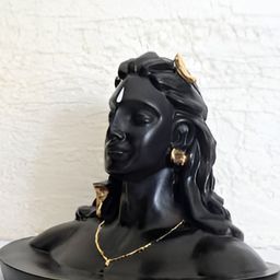 Navyaksh Black & Gold Toned Religious Idol Showpiece-image-94