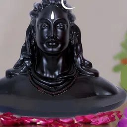 Navyaksh Black Adiyogi Religious Idol Showpiece-image-97