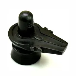 Navyaksh Black Religious Small Shivling Showpiece-76