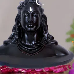 Navyaksh Black Adhi Yogi Decorative Showpiece-picture-14